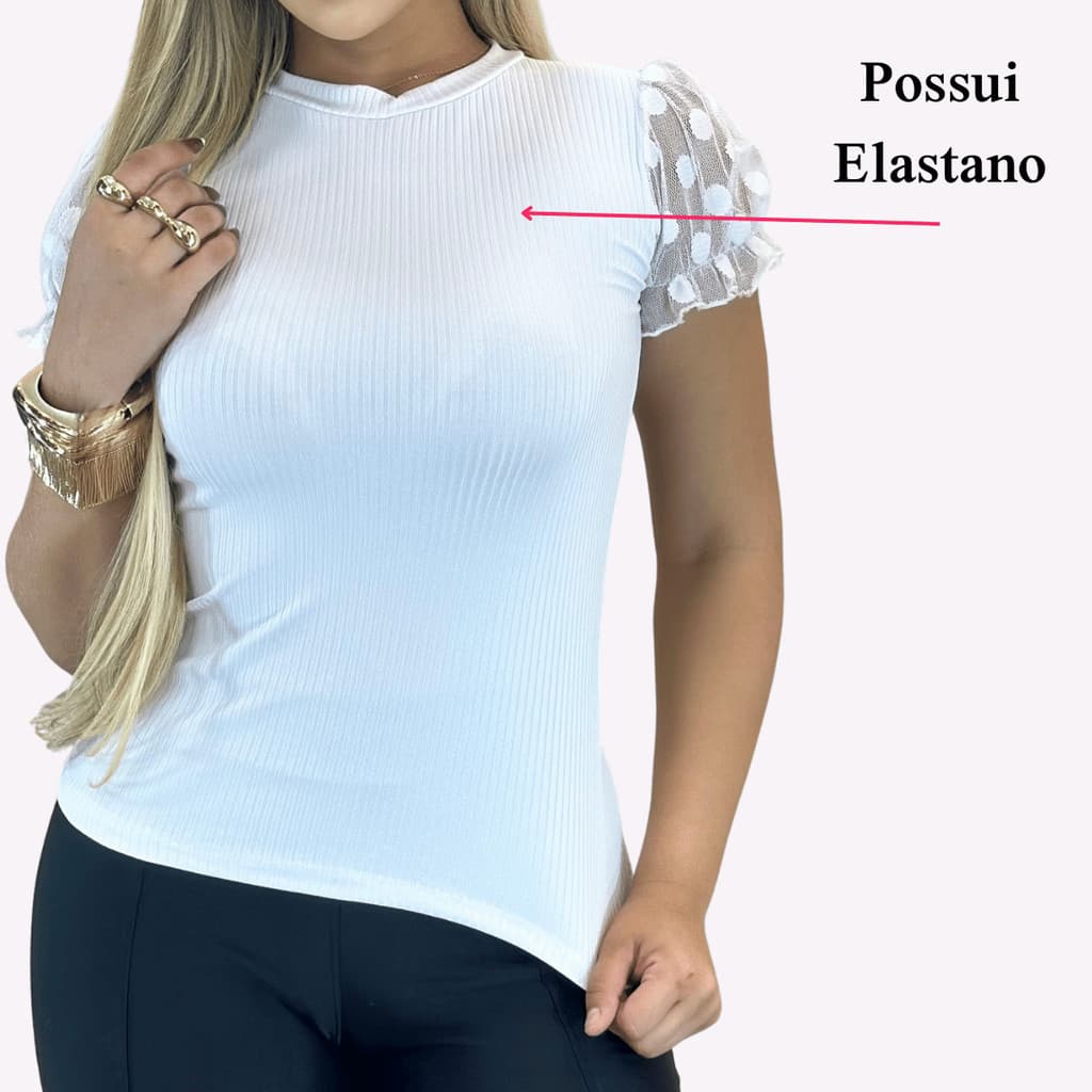 Blusa Manga De Renda Universo Fitness 👑