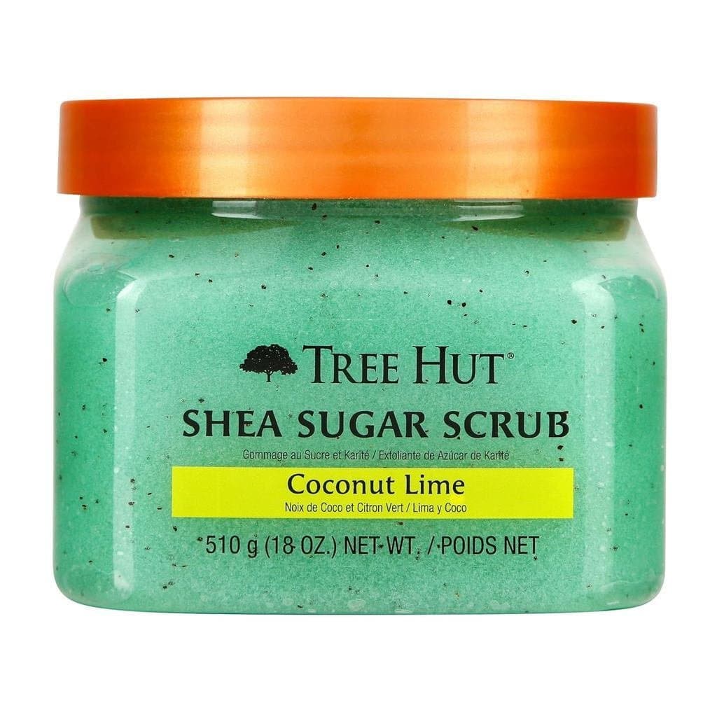 Esfoliante Corporal TreeHut de Manteiga de Karité, Coco e Limão 18 onças HUUC