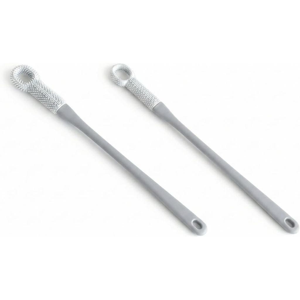 Conjunto de 2 Escovas de Limpeza para os Dedos dos Pés com Cabo Longo, Escova para os Pés de 15,7" para o Banho, Textura