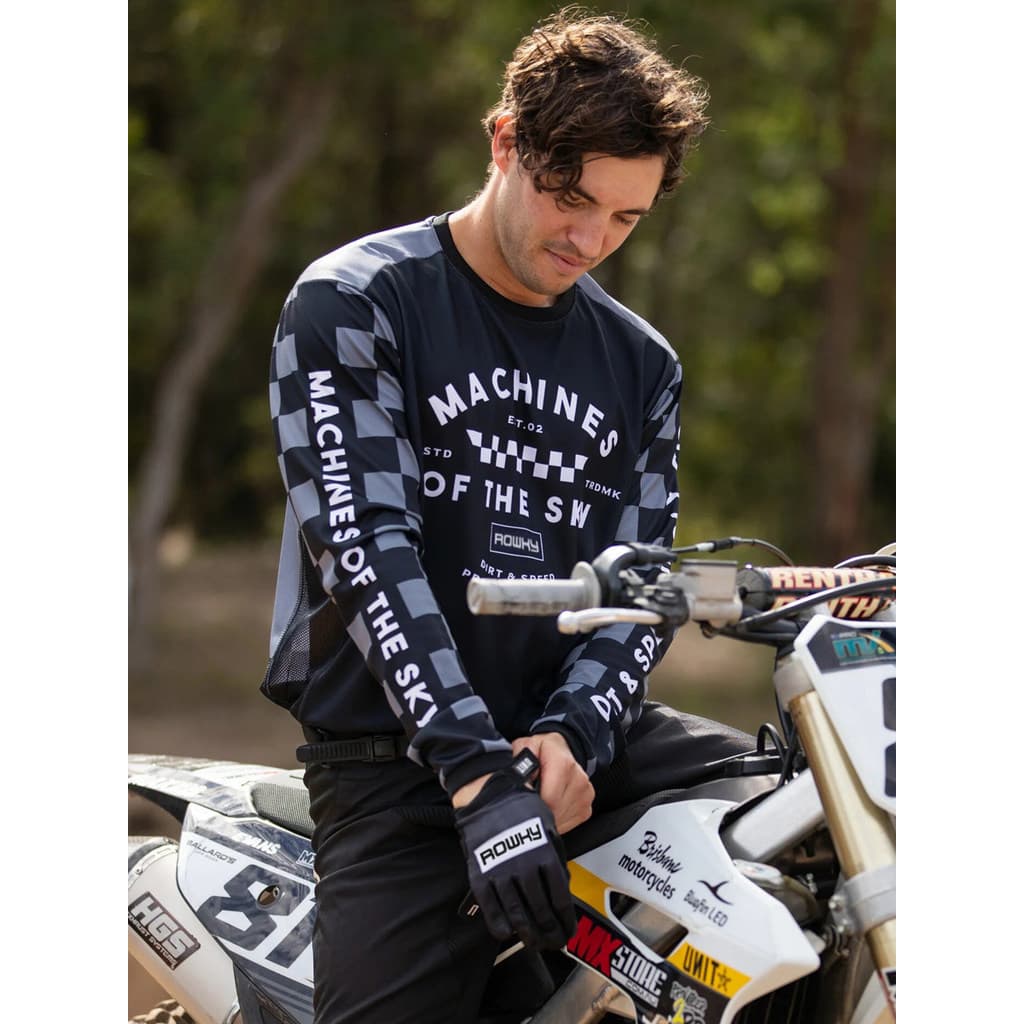 [Oferta Especial] Camisa de Ciclismo ROWKY para Downhill, Camisa para Montanha, Equipamento para Motocicleta Off-road, C