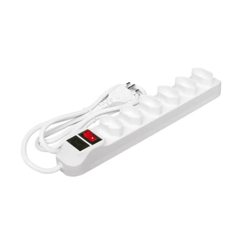 Protetor Eletrônico Com 6 Tomadas - EPE 1006 BR-1,5m-3m-5m