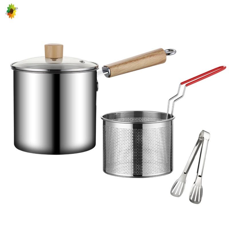Frigideira Multifuncional De Aço Inoxidável-Panela De Sopa De Leite Para Comida De Bebê Cozinhar Batatas Fritas