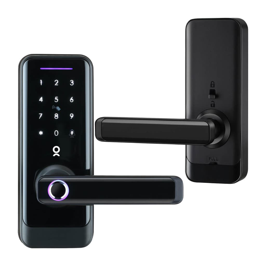 Fechadura Biométrica Digital Eletrônica 5 Formas De Acesso Abertura Celular Senha Touch Cartão Tag