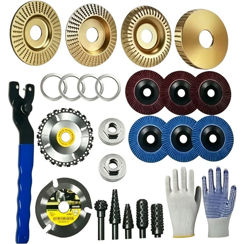 Kit 25 Discos de Desbaste Madeira Alta Durabilidade Esmerilhadeira