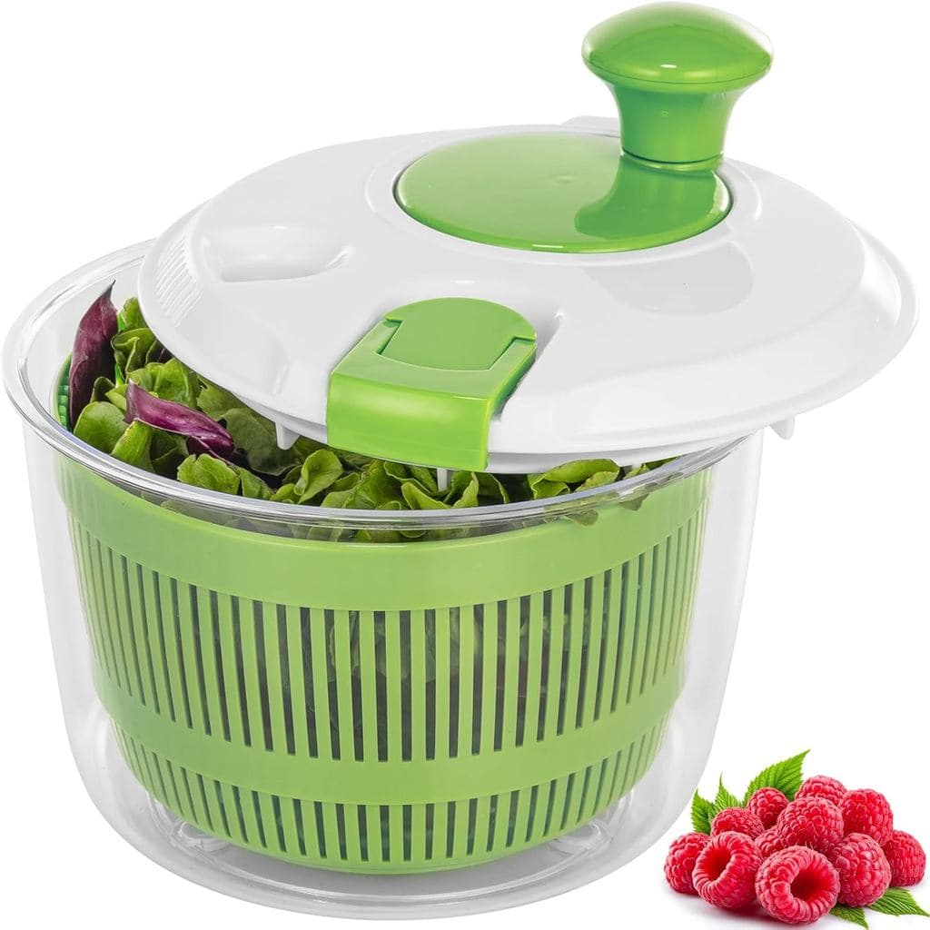 Centrifugadora de salada, lavadora de frutas e vegetais, centrífuga rotativa para secar salada, centrífuga de alface de