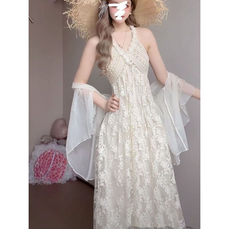 [Seckill por tempo limitado] Verão especial lindo cintura filigrana saia pequena celebridade temperamento High-end Halte