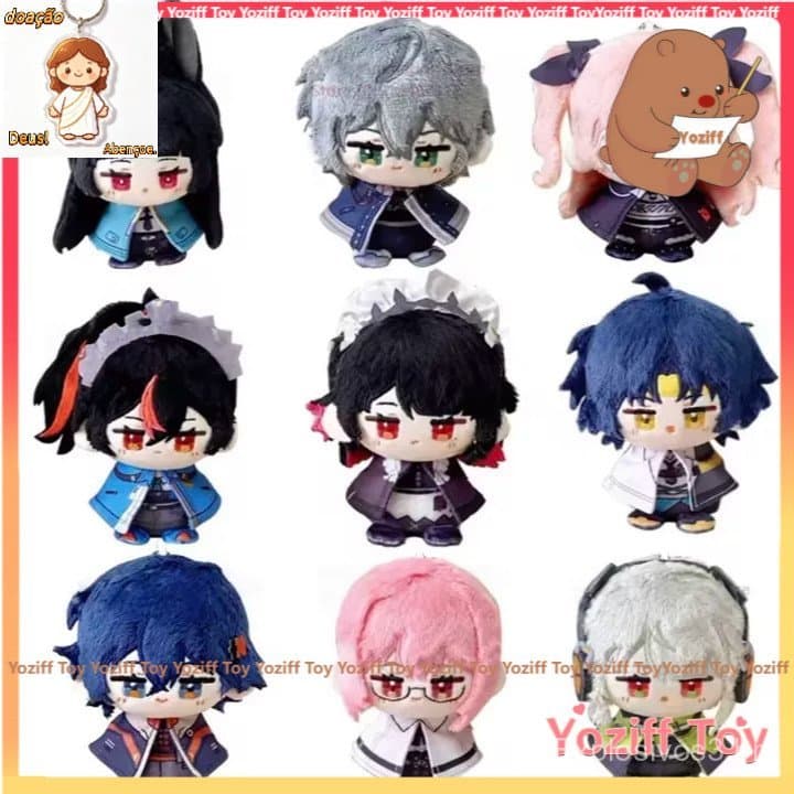 Boneca De Pelúcia Zenless Zone Zero De 10 Cm , Ellen Joe Belle Asaba Yuma Hoshimi Miyabi ZZZ Wise Zhu Yuan Bonecas Bolsa