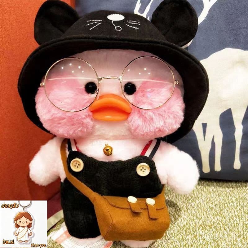 30cm alafanfan duck Influenciador de Influenciador Coreano Rosa Ácido Hialurônico Pato Pelúcia Brinquedo Menina Boneca P