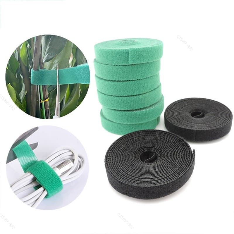 Planta Bandagem Gravata Ajustável Suporte De Reutilizável Prendedor Fita Ramo Cabo Fio Armazenamento Para Casa BR15B2