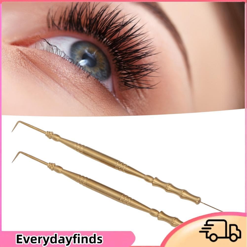 Everydayfinds-br Separador de permanente de cílios, mini ferramenta, formato de junta de bambu, alça de levantamento de