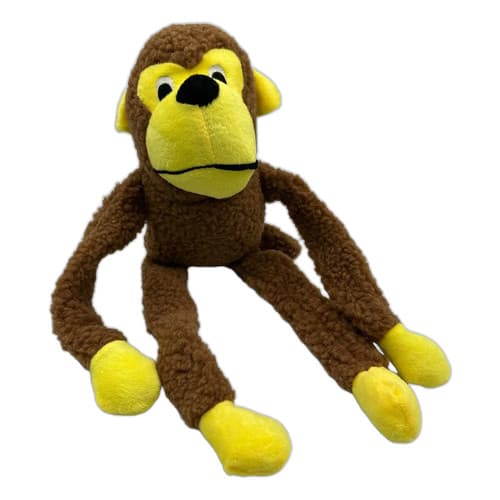 Brinquedo Para Pet Cão | Poliéster | Pelúcia Animais Macaco