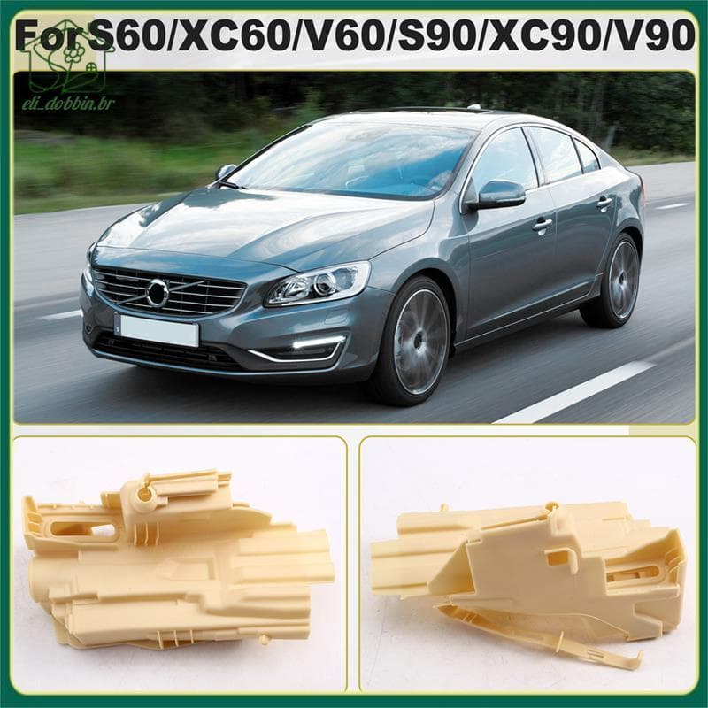[eli_dobbin.br] 32310710 Para S60/XC60/S90/XC90/V90 Tampa Da Fechadura Porta Traseira Direita Do Carro
