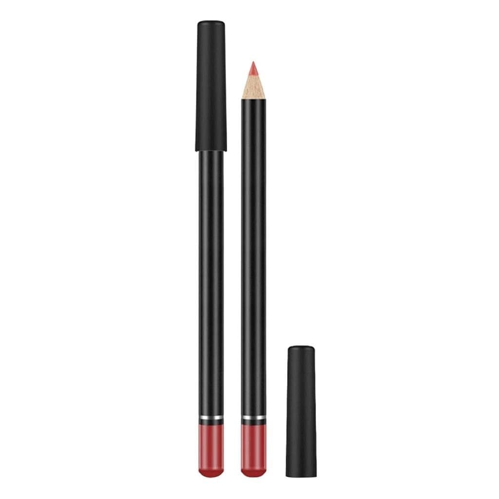Kit de Delineador Labial, Delineador Labial, Lápis Delineador Labial, Delineador Labial de Longa Duração e Resistente, L