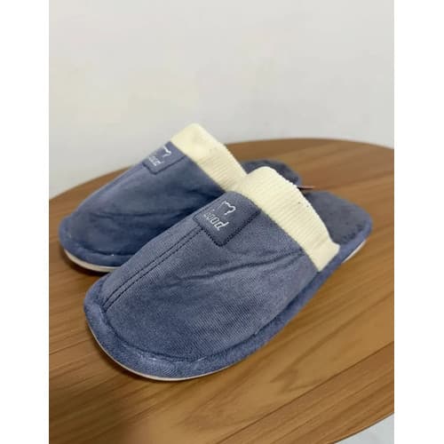 Pantufa Pelúcia Super Confortável Antiderrapante Sonho Soft Cinza Lisa 42 BR
