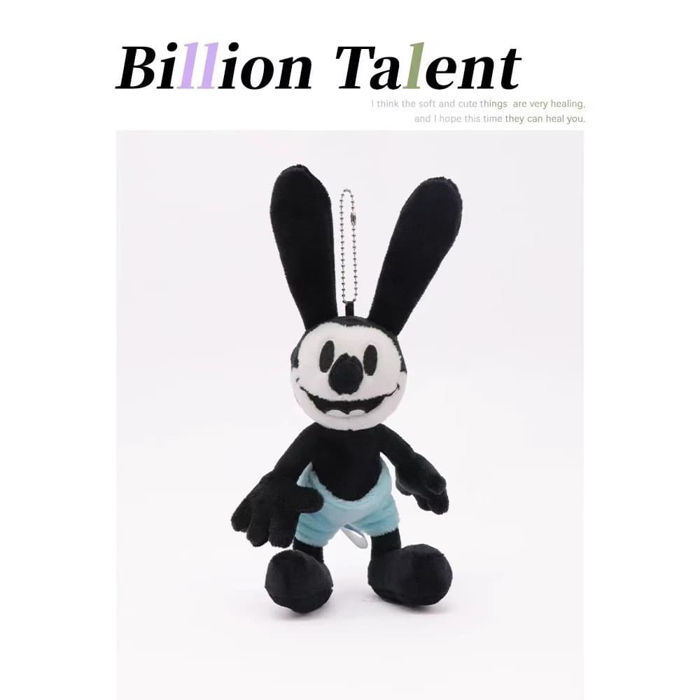 Decoração bonito coelho série S Gonghua sorte pingente Aberdeen boneca oswald chaveiro de pelúcia Mickey pequeno olímpic
