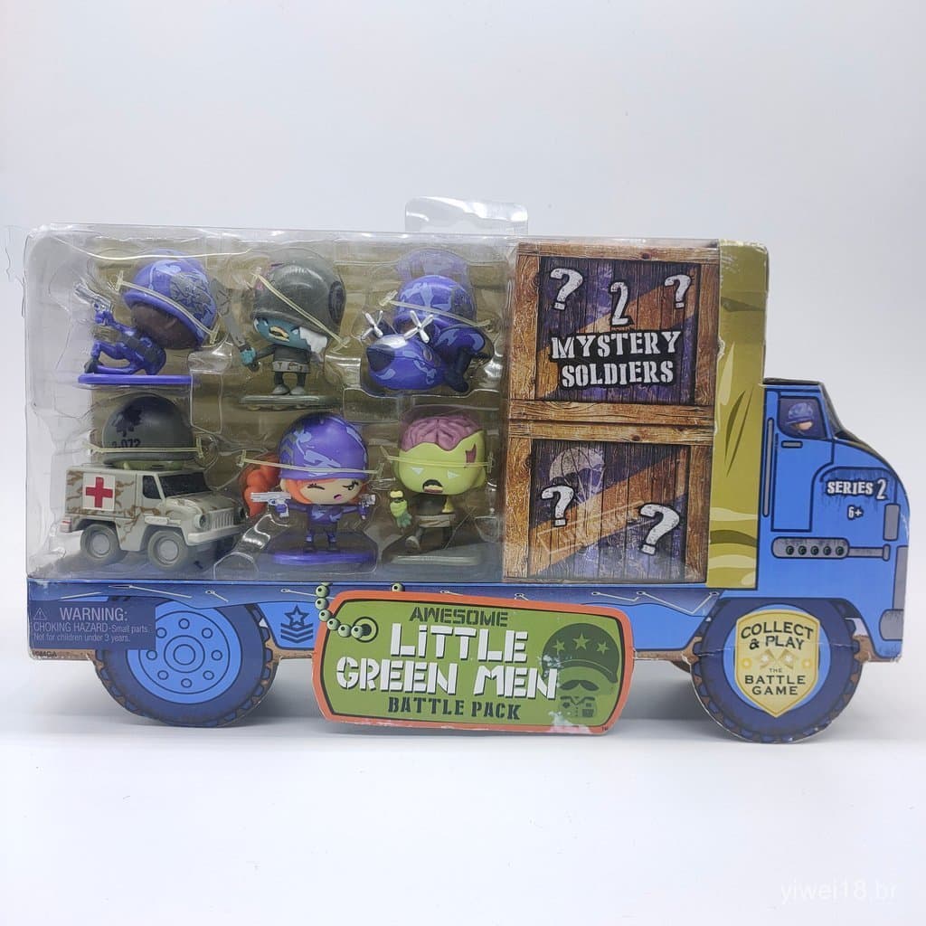 Produtos populares: Figura de Ação Amesme littome little Grn Man Fearless Soldier, Caixa Surpresa, Ornamento IVWJ