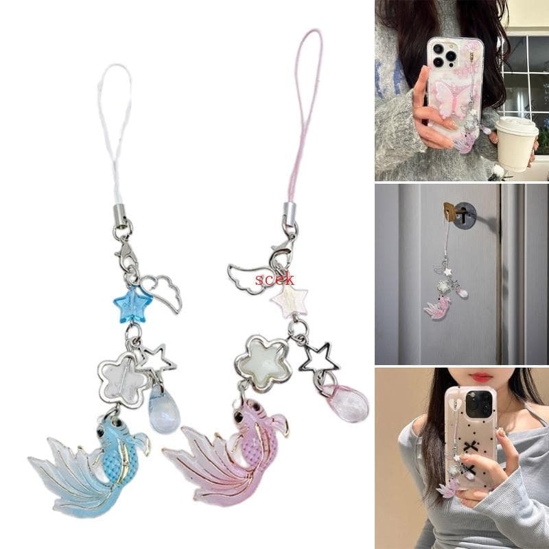 scek Chaveiro Estrela Para, Pingente Telefone, Bolsa,