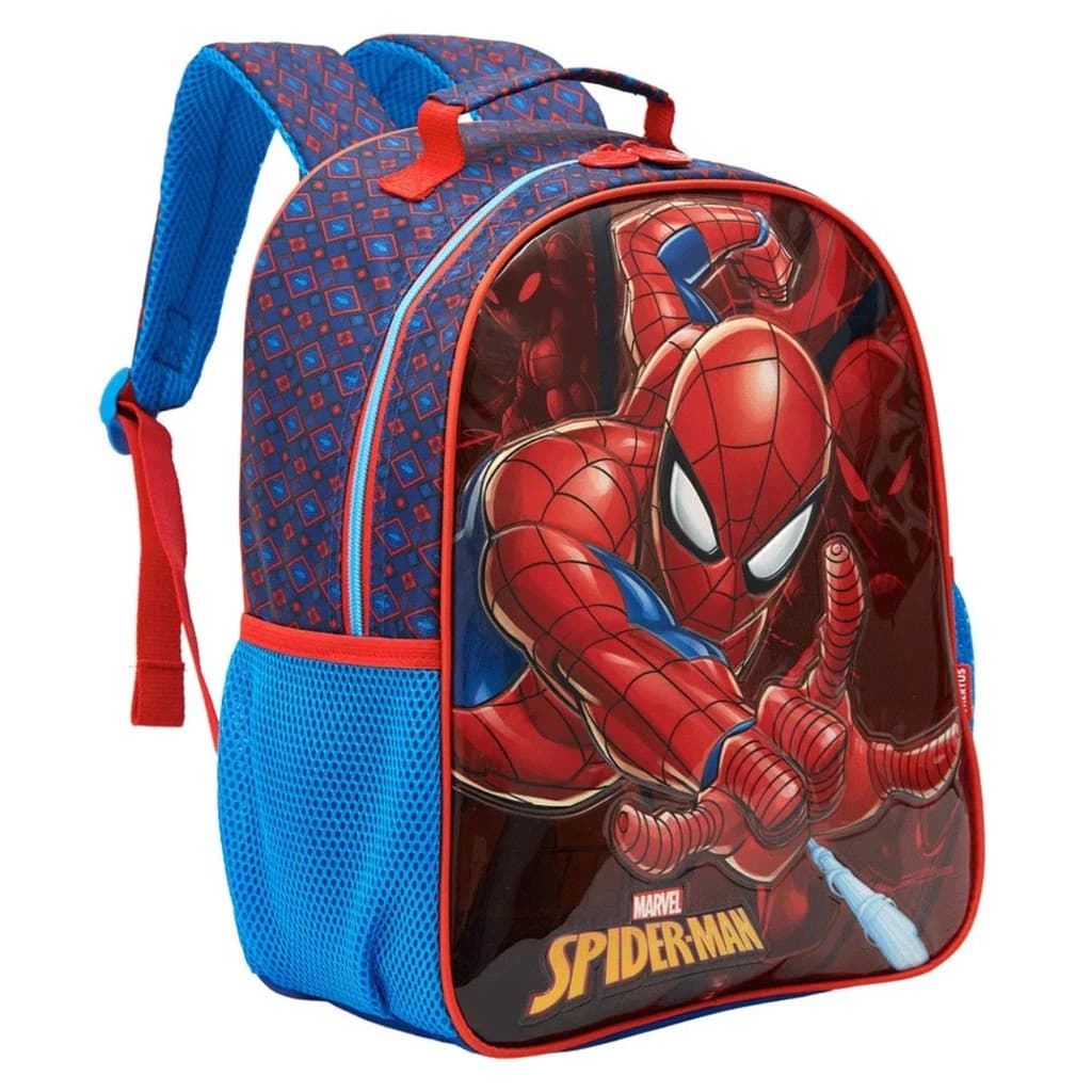Mochila Costas Escolar Infantil  Spiderman Homem Aranha  Xeryus 13332