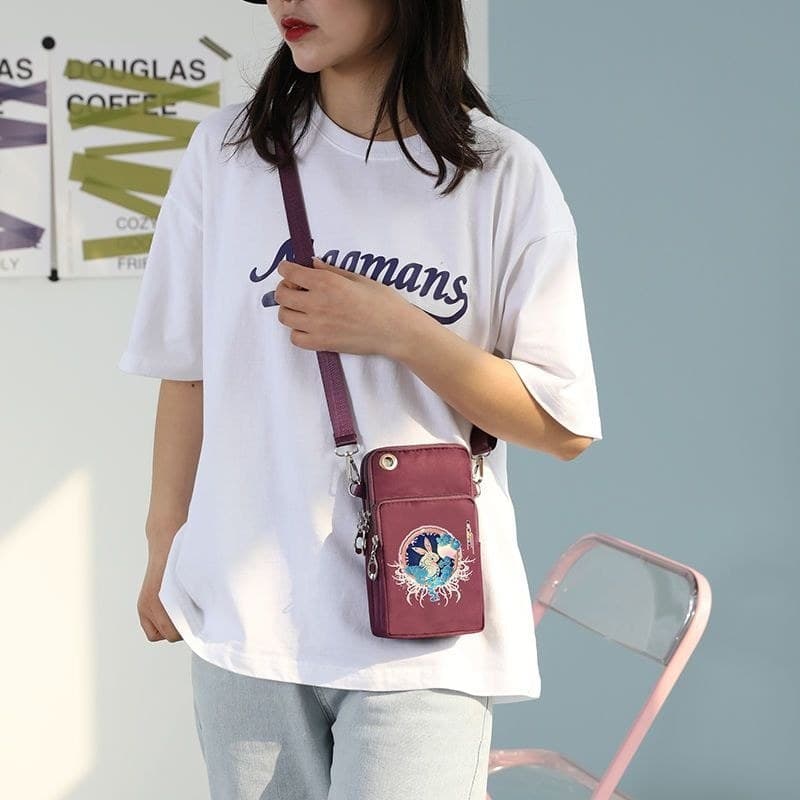 2026 dias senhoras saco chave do telefone móvel ombro mensageiro bolsa de pulso Mini pequeno saco elegante All-Match