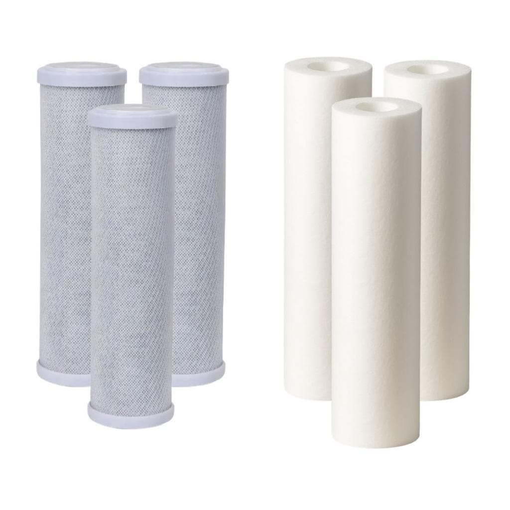 Refil Filtro Ltg Filtros 10 3 Carvão + 3 Polipropileno