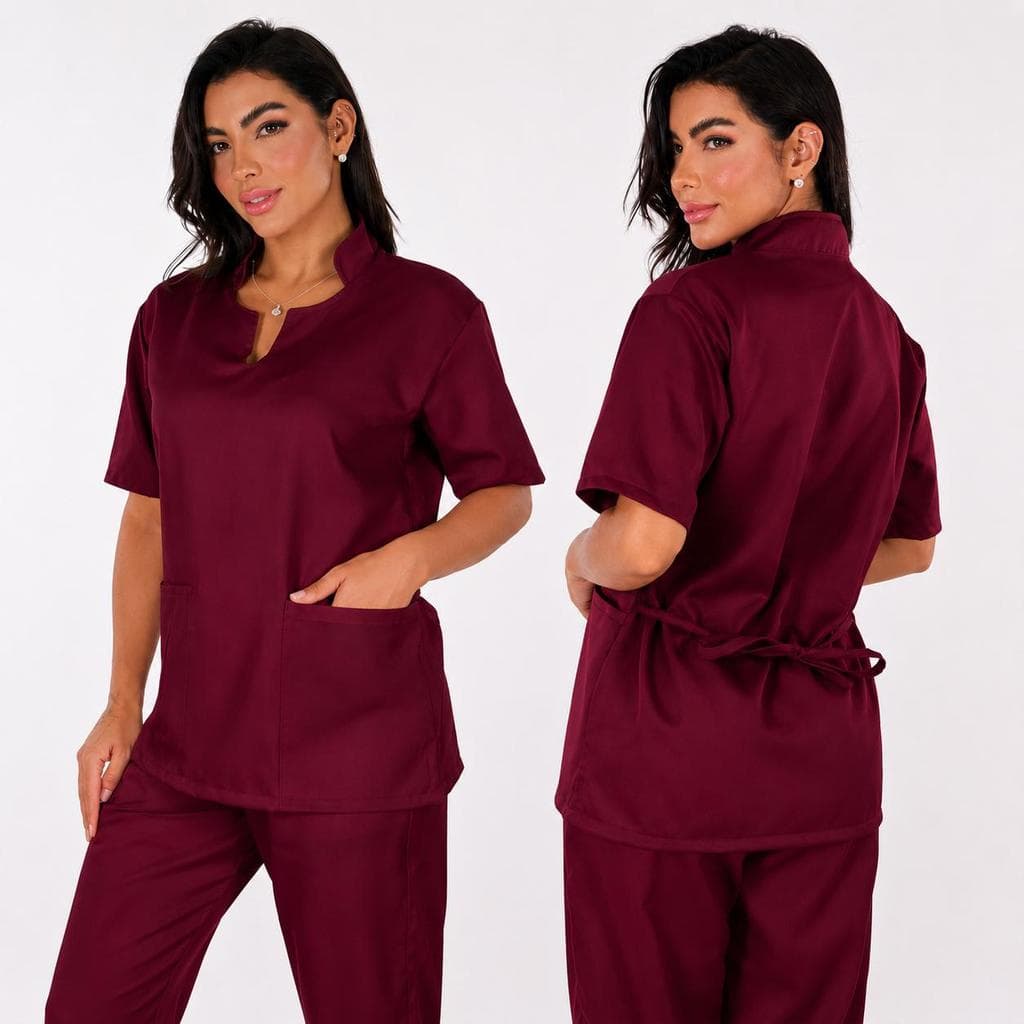 Scrubs Privativo Blusa Acinturada Pijama Cirurgico Hospitalar Clinica Enfermeira