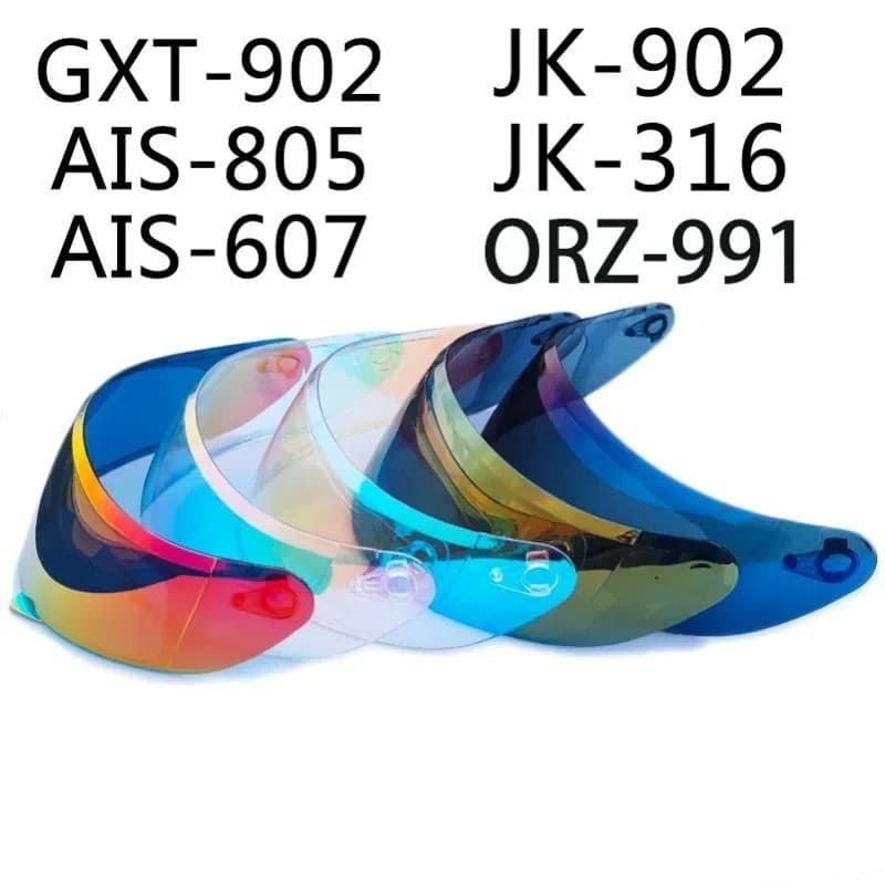Original ORZ 991 Viseira De Capacete Lente Transparente Viseiras Coloridas Universal JK 316/902 AIS 805/6