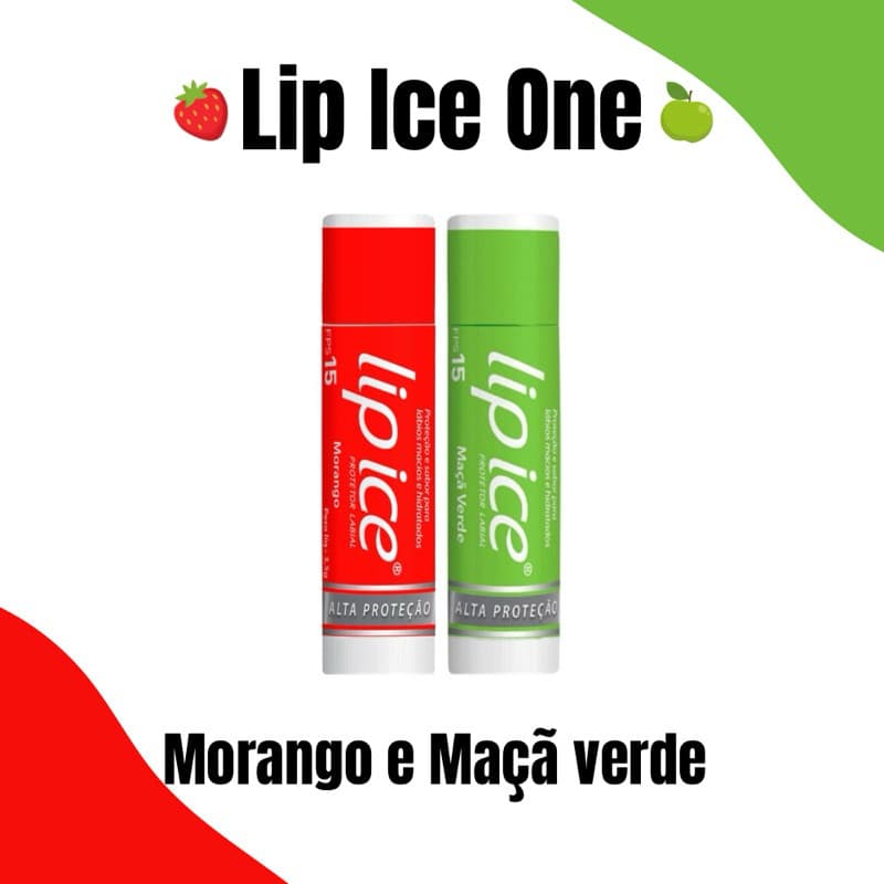 Hidratante Labial Lip Ice One Fps 15 Morango