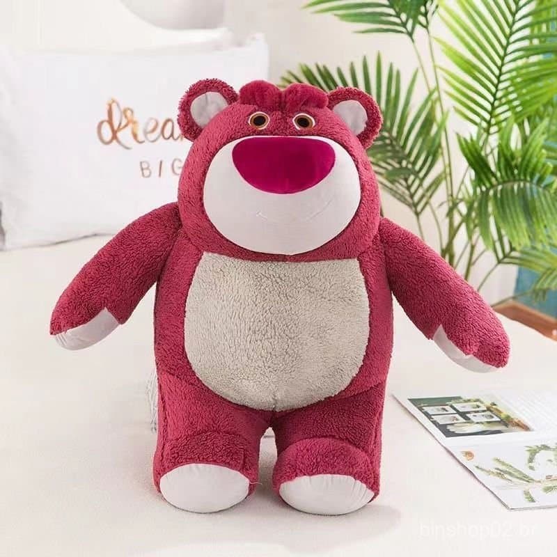 21cm Disney Toy Story Lotso Brinquedos De Pelúcia De Urso De Morango Com Cheiro Recheados Super Suaves