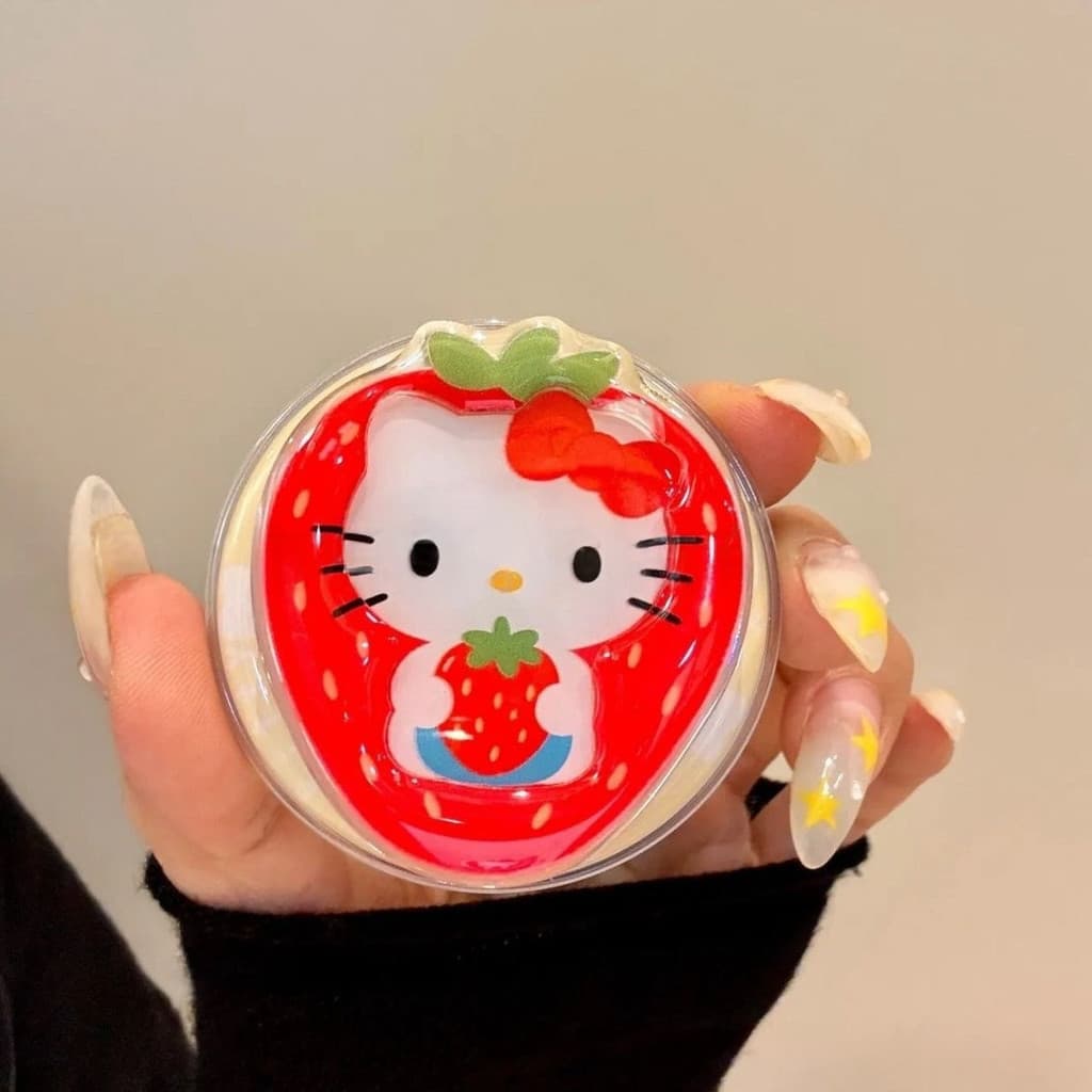 Desenhos animados gatinho gato urso coelho adequado suporte magnético Super adsorção Desktop Airbag retrátil