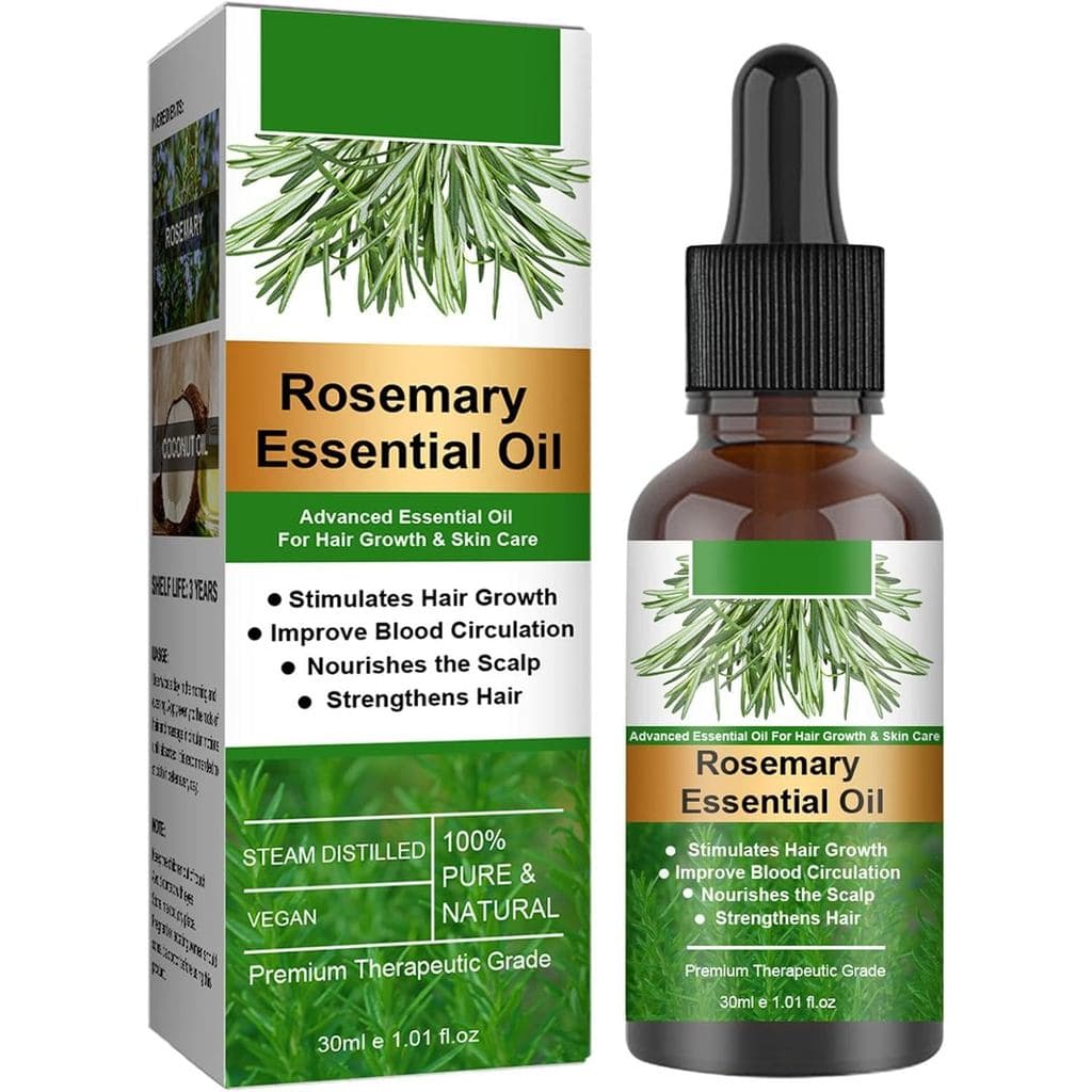Óleo de Alecrim, 1 Pacote, Óleo de Alecrim Vegetal para Nutrição Capilar, Cuidado Capilar, Líquido de Alecrim, Hidratant