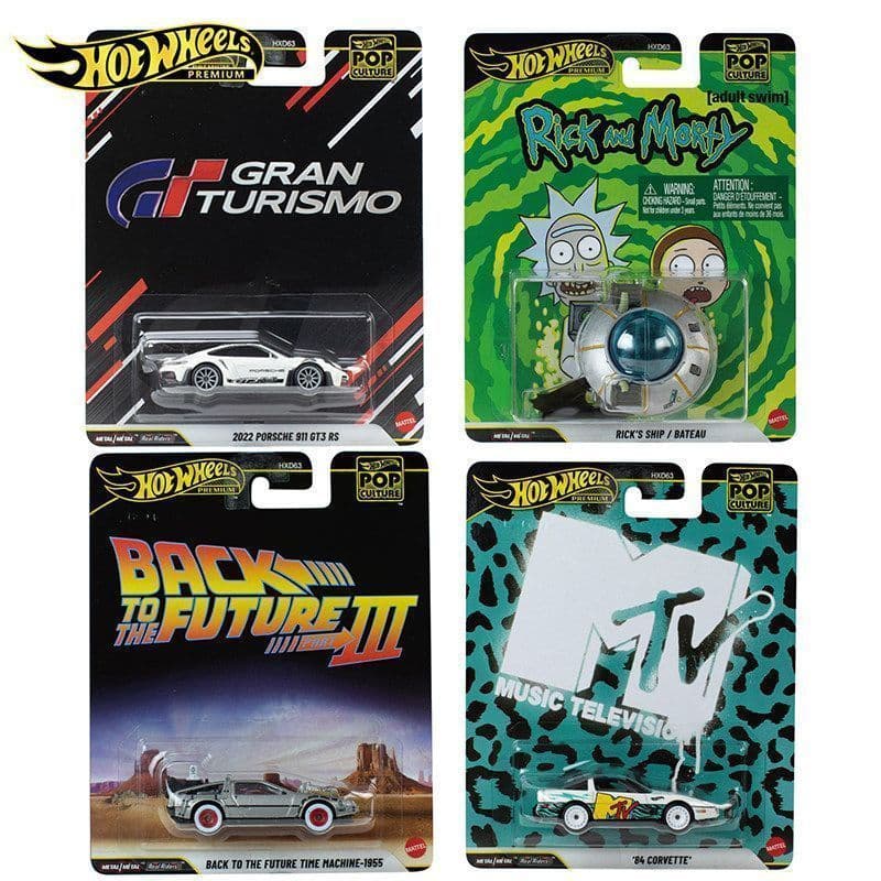 Hot Wheels Série Cultura Fundo de Ferro Pneu de Borracha Liga Modelo de Carro Coleção Crianças Carro de Brinquedo HXD63
