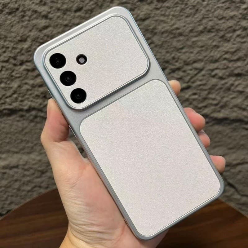 Capa De Telefone Luxuosa À Prova De Choque De Grão De Lichia Para Samsung A07 A17 A27 A37 A57 A06 A16 A26 A36 A56 A05 A1