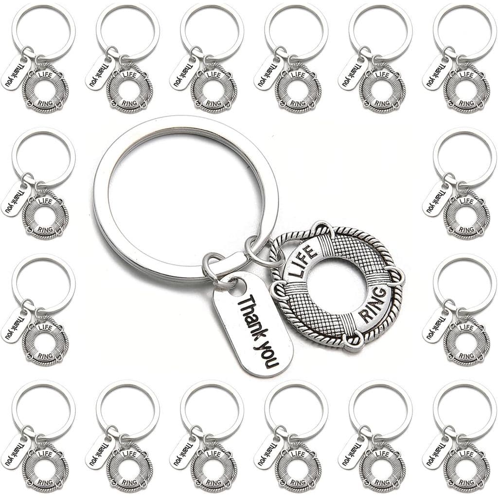 PHAETON 20PCS Chaveiro Salva-Vidas com Etiqueta de Agradecimento, Presente de Apreciação para Salva-Vidas, Presentes de