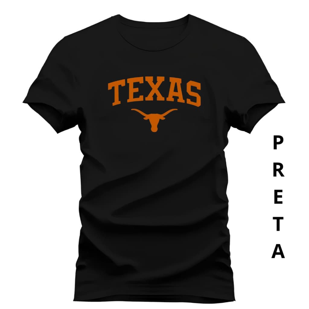 Camiseta Unissex Texas Country Camisa 100% Algodao Blusa Conforto Qualidade Estilo Luxo Premium Top