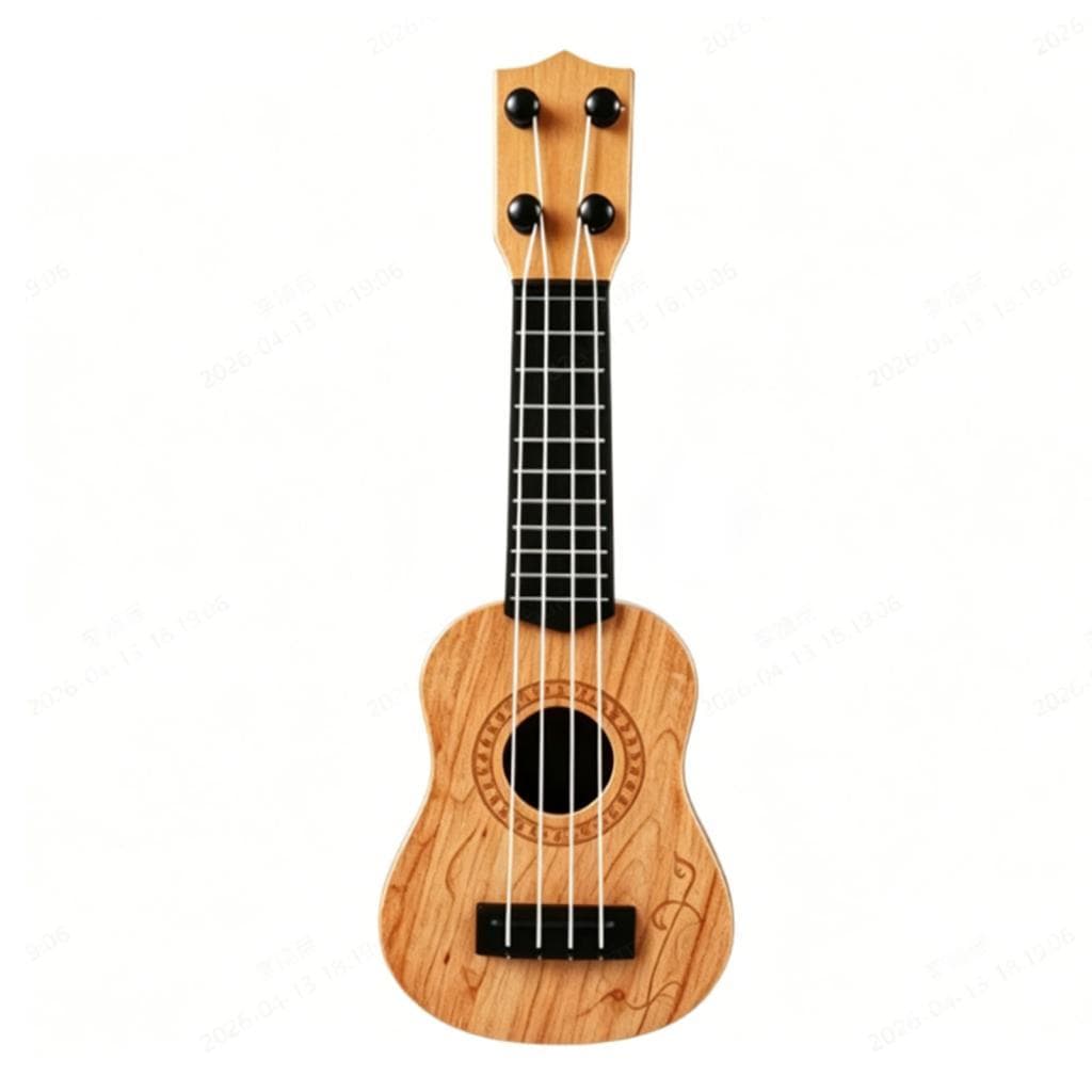 Pinkdayone-BR crianças ukulele guitarra brinquedo mini 4 cordas pequeno instrumento musical para crianças educação