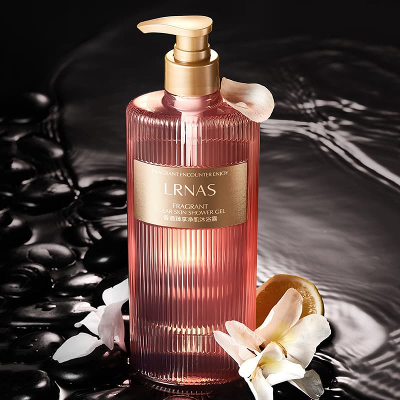 LRNAS Fragrant Encounter Sabonete Líquido Corporal Premium para Limpeza da Pele, Hidratante Profundo, Refrescante, Aroma