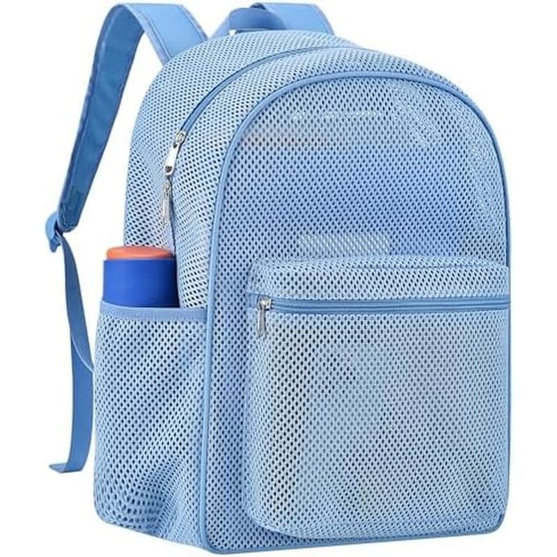 Mochila De Malha Semitransparente Resistente USPECLARE , Ver Através Da Estudante Universitário ,