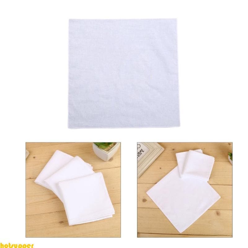 hotsupper Lenço Branco Quadrado Bolso Cor Branca Para Homens, Suprimentos Negócios Casamento