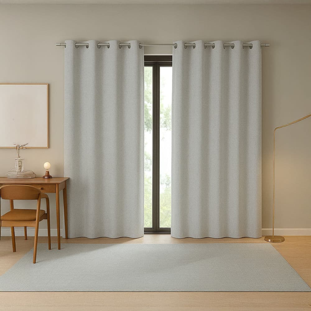 Cortina para Sala / Quarto Rustica Menfis 2,6m x 1,7 - Bella Janela