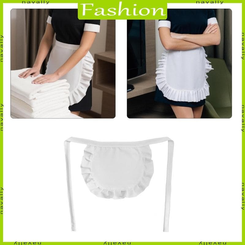 nava Feminino Cintura Avental Meio Meninas Traje Cozinhar Aventais Cosplay Para Cozinha Restaurante Café
