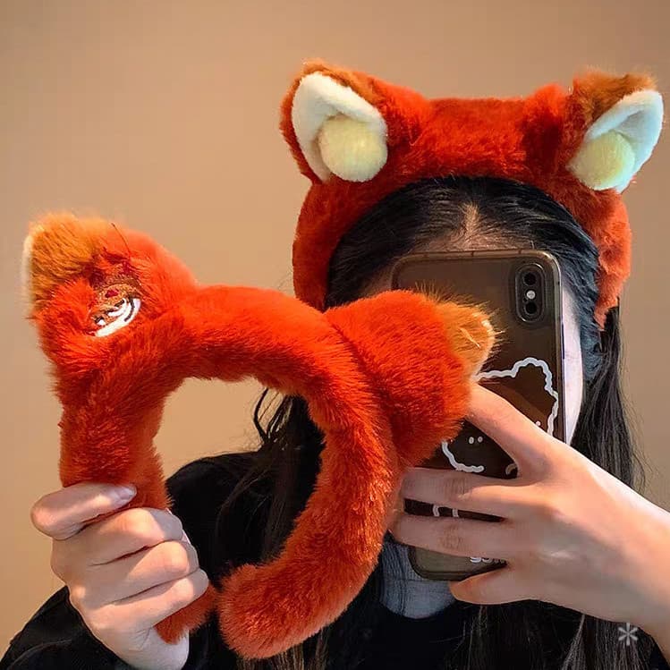 Tiara de Orelhas de Raposa Nick Wilde - Acessório de Cabelo Fofo para Mulheres e Meninas