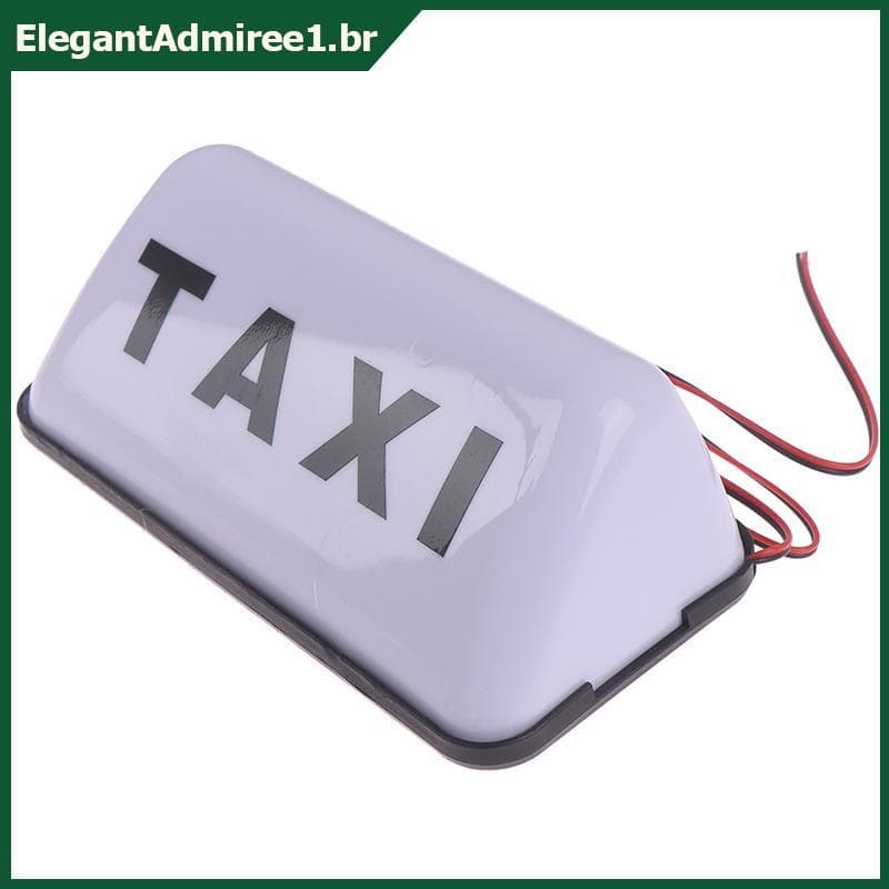 ELEGA Táxi Sinal Cab Roof Top Topper Carro Lâmpada De Magnético 12V Luz À Prova D'água