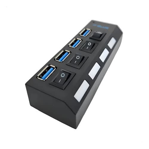 HUB ADAPTADOR IT-BLUE USB 3.0 1TB 4 PORTAS LE-4052