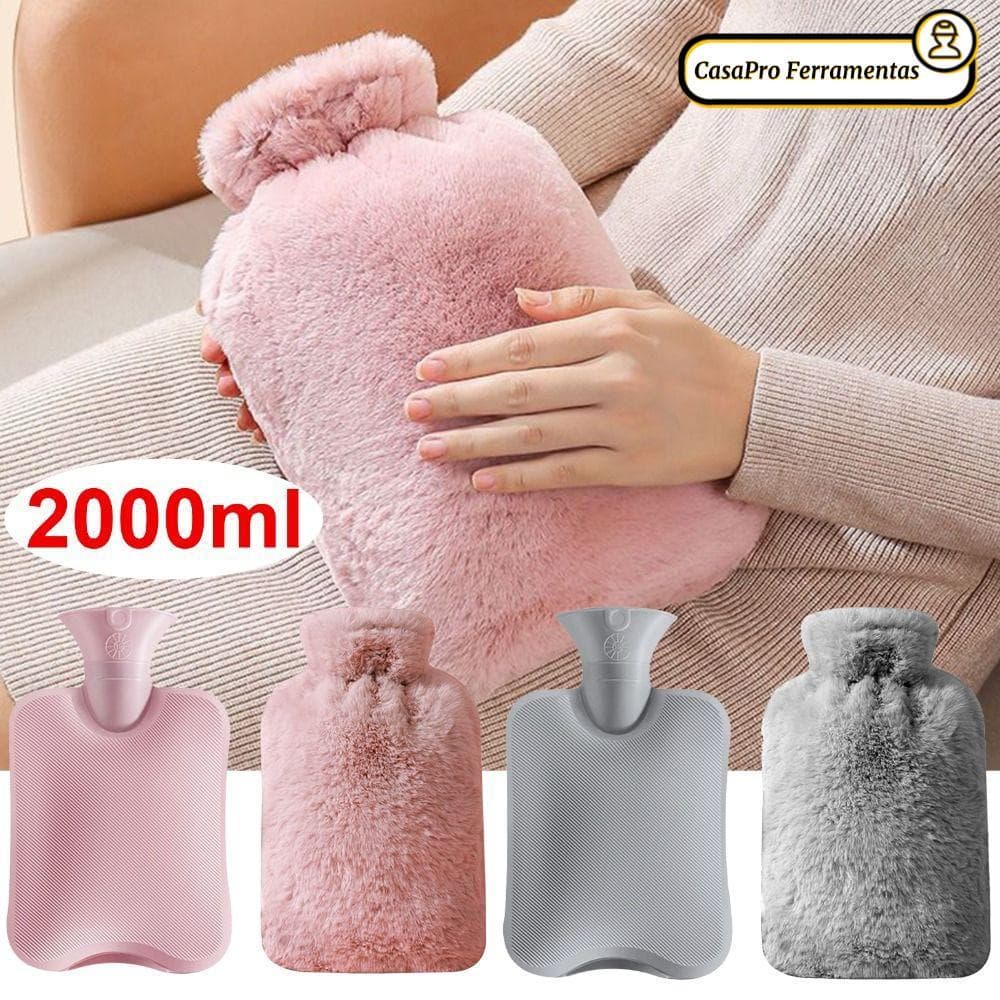 Garrafa De Água Quente SUNSHINY , Bolsa Macia E Calmante , Pacote De 1/2L Aquecedor De Mão Pescoço Ombro