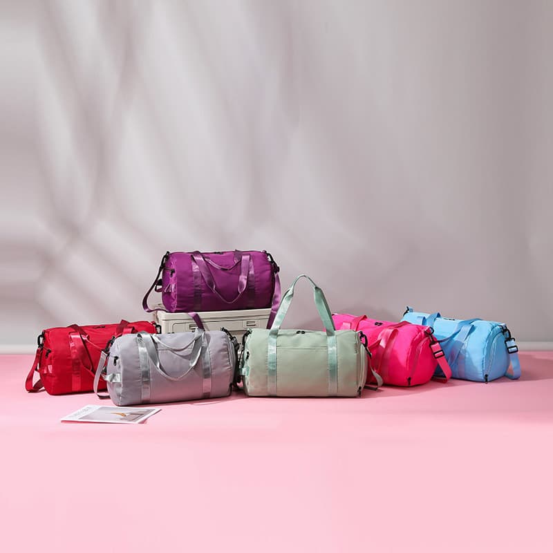 Bolsa de ginástica esportiva, grande capacidade, curta distância, repelente de água, bolsa de viagem, armazenamento de v