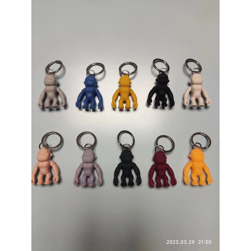 Bolsa com pingente de macaco fofo, pingente de orangotango, bagagem, chave de celular, acessórios de carteira
