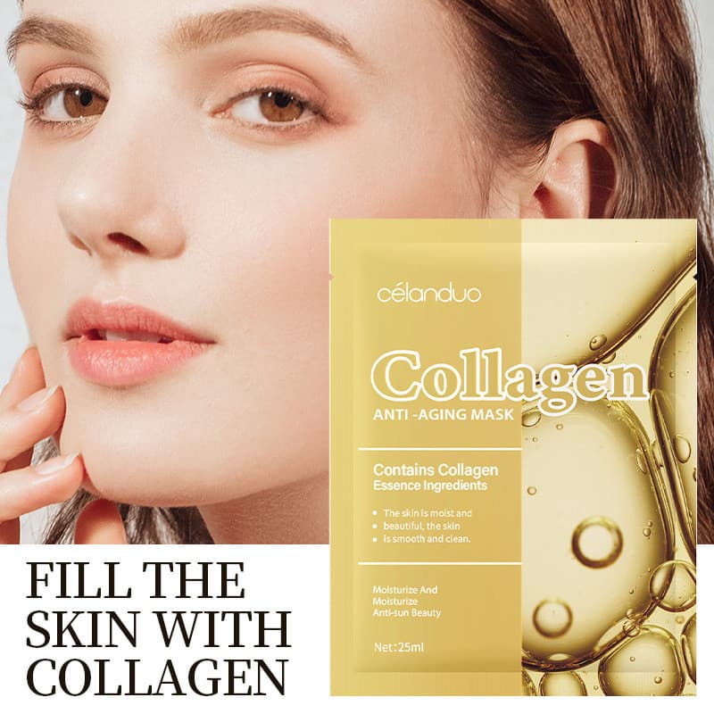 Celanduo colágeno hidratante máscara de pele máscara facial Cross-Border comércio exterior fabricante atacado