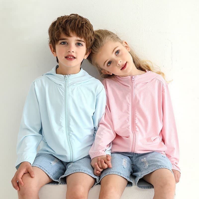 Cross-Border crianças protetor solar roupas de pele de verão meninos meninas jaquetas Anti-ultravioleta adulto pai-filho
