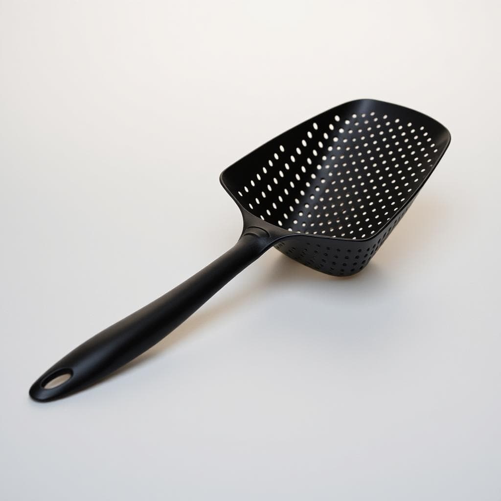 Escumadeira de Nylon para Cozinha Utensílio Resistente ao Calor Antiaderente
