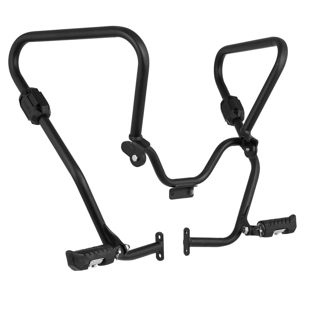Protetor De Carenagem Motor Com Pedaleiras Retrátil Mata Cachorro Moto Xre 190 2016 2017 2018 2019 2020 2021 2022